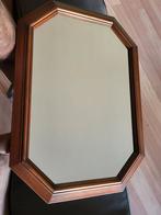 Spiegel met houten omlijsting 50x70, Huis en Inrichting, Woonaccessoires | Spiegels, Ophalen, Gebruikt, Minder dan 100 cm, Overige vormen