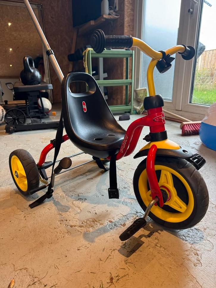 Puky Driewieler met Duwstang, Kinderen en Baby's, Speelgoed | Buiten | Voertuigen en Loopfietsen, Gebruikt, Overige typen, Ophalen of Verzenden