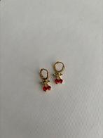 Kersen oorbellen, Hangers, Nieuw, Ophalen of Verzenden, Rood