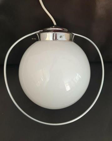 glazen bol vintage globe lamp hanglamp beschikbaar voor biedingen