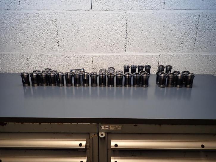 Spantangen F35 / 162E Collet set , Collets , spantang 40x, Doe-het-zelf en Verbouw, Draaibanken, Gebruikt, Ophalen of Verzenden