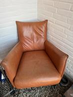 Lederen Fauteuil, Huis en Inrichting, Ophalen, Gebruikt, Leer, 75 tot 100 cm