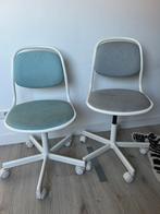 2 kinder ikea bureaustoelen, Ophalen of Verzenden, Gebruikt, Blauw