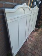 Eikenhouten hoofdbord brocante stijl, Antiek en Kunst, Antiek | Meubels | Bedden, Ophalen