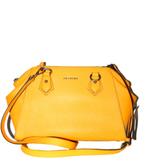 Nieuwe leren Cromia schoudertas, damestas. geel, Verzenden, Nieuw, Geel, Schoudertasje