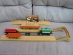 HORNBY-DUBLO:  MECCANO STATION  3 X 57 cm. LANG (METAAL), Overige merken, Gelijkstroom of Wisselstroom, Brug, Tunnel of Gebouw