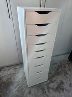2x Alex Ladeblok met 9 lades, wit, Huis en Inrichting, Kasten | Ladekasten, Minder dan 50 cm, 5 laden of meer, 100 tot 150 cm