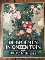 Verkade prentenboek de bloemen in onze tuin 1926, Boeken, Ophalen, Gelezen, Jac. P. Thijsse, Plaatjesalbum