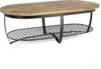 Salon tafel mango hout, Ophalen, 100 tot 150 cm, Rond, 50 tot 100 cm