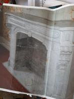 antieke witmarmeren schoorsteenmantel, Huis en Inrichting, Haarden, Ophalen, Gebruikt, Vrijstaande haard, Overige soorten