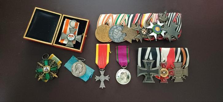 Verzameling Duitse onderscheidingen te ruil aangeboden, Verzamelen, Militaria | Algemeen, Landmacht, Lintje, Medaille of Wings