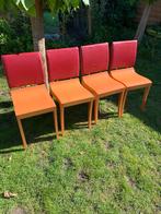 Vintage Ligne roset stoelen 4 x, Vier, Hout, Zo goed als nieuw, Ophalen