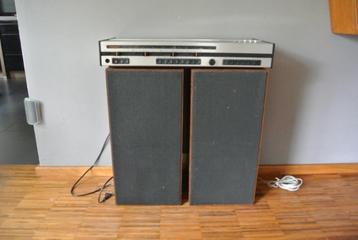 Vintage radio met boxen ITT Schaub-Lorenz beschikbaar voor biedingen