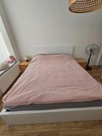 White bedframe IKEA Malm 160x200cm with 4 storage drawers, Huis en Inrichting, Slaapkamer | Bedden, Ophalen, Gebruikt, Wit, Tweepersoons