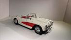 Chevrolet Corvette 1957 wit Bburago 1.18, Ophalen of Verzenden, Bburago, A, A