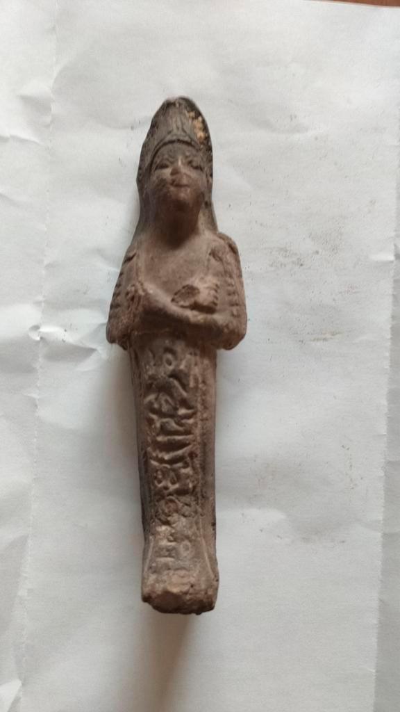 Oud-Egyptisch Oesjabti-beeldje (beschadigd), Antiek en Kunst, Antiek | Overige Antiek, Ophalen of Verzenden