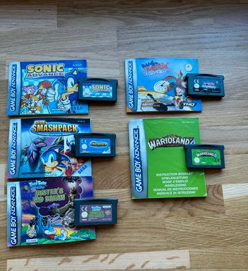 Game boy advance games met handleiding beschikbaar voor biedingen