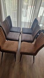 Eetkamerstoelen, Huis en Inrichting, Ophalen, Gebruikt, Grijs, Vijf, Zes of meer stoelen