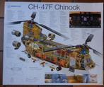 Poster: Chinook CH-47F (doorsnede), Ophalen, Zo goed als nieuw, Kaart, Foto of Prent