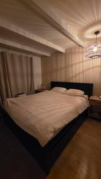 IKEA Malm bed 160x200 + 4 lades, Huis en Inrichting, Slaapkamer | Bedden, Zwart, Tweepersoons, Ophalen of Verzenden, Zo goed als nieuw