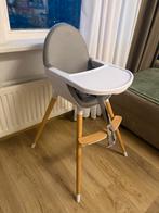 Kinderkraft FINI Hoge Kinderstoel, Ophalen, Zo goed als nieuw, Meegroeistoel, Afneembaar eetblad