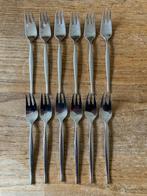 12 Vintage Gero Zilduro 730 Romanti vorkjes taartvorkjes, Antiek en Kunst, Ophalen of Verzenden