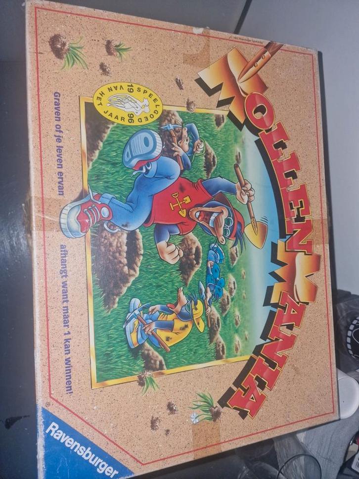 Gezelschapsspellen: Mollen Mania, Trivial Pursuit, en meer, Hobby en Vrije tijd, Gezelschapsspellen | Bordspellen, Gebruikt, Ophalen of Verzenden