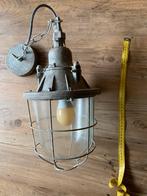 Industriële hanglamp, betonlook, grijs/bruin, Huis en Inrichting, Lampen | Hanglampen, Ophalen, Zo goed als nieuw, Minder dan 50 cm