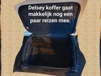Delsey koffer., Wieltjes, Gebruikt, 50 tot 60 cm, Ophalen of Verzenden