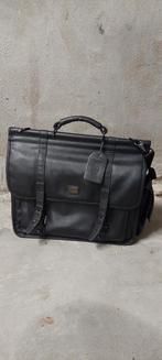 Uitgebreide luxe tas van solidex zwart, Ophalen of Verzenden, 17 inch of meer, Zo goed als nieuw