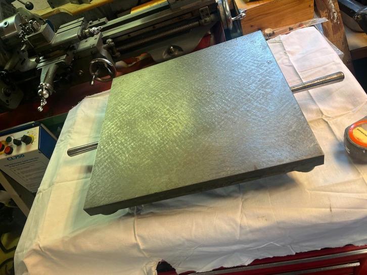 Vlaktafel gietijzer, Doe-het-zelf en Verbouw, Werkbanken, Nieuw, Minder dan 70 cm, Ophalen