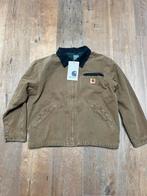 Carhartt Detroit Jacket J97 Canvas Katoen Bruin L *NIEUW*, Maat 52/54 (L), Bruin, Carhartt, Nieuw
