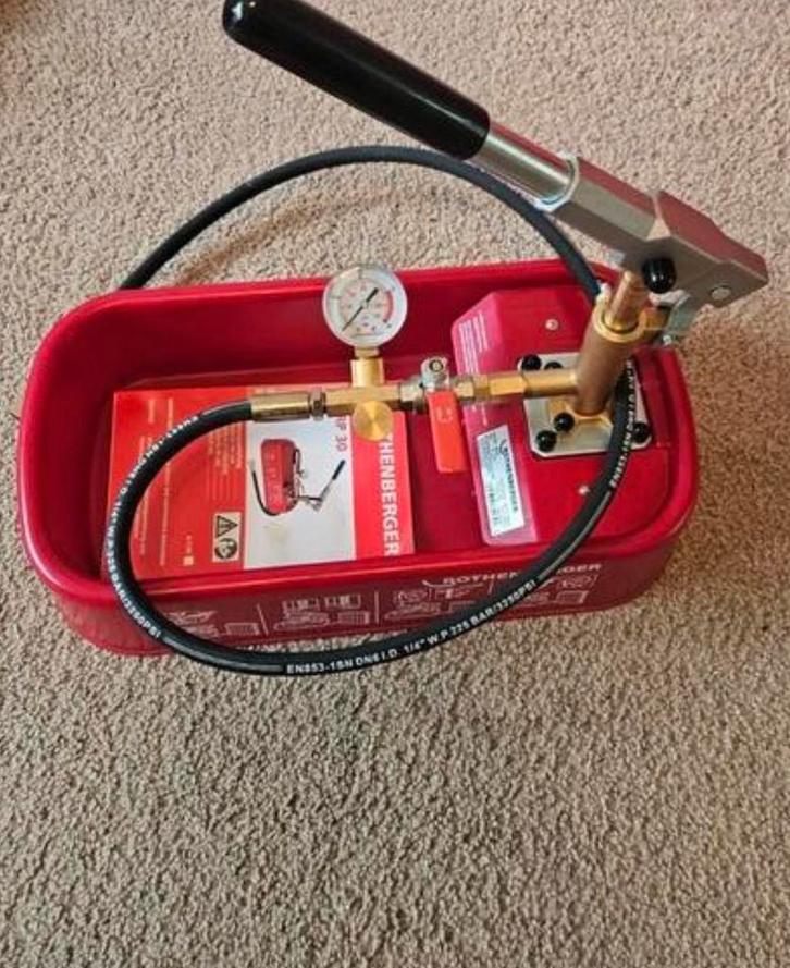 Rothenberger afperspomp - RP30-testpomp, Doe-het-zelf en Verbouw, Gereedschap | Overige machines, Nieuw, Ophalen of Verzenden