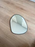 Mooie organische spiegel spiegeltje met zwarte rand, Ophalen, Minder dan 50 cm, Zo goed als nieuw, Minder dan 100 cm