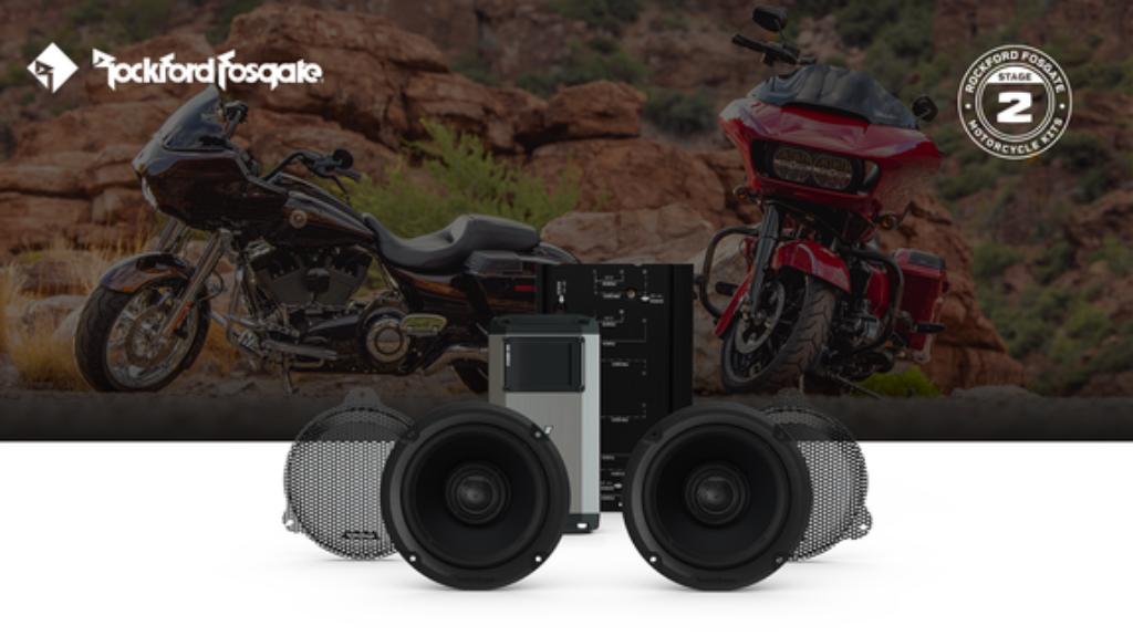Rockford Fosgate HD14RGSG-STAGE2, Motoren, Onderdelen | Harley-Davidson, Nieuw, Ophalen of Verzenden