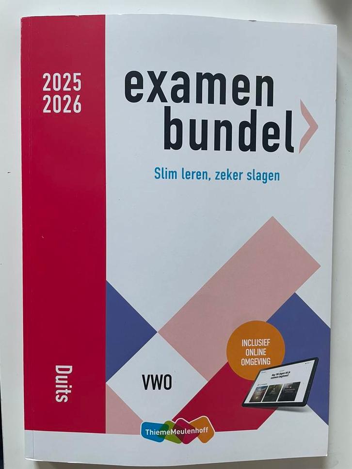 Examenbundel Duits 2026 nieuw, Boeken, Schoolboeken, Nieuw, Duits, VWO, Ophalen of Verzenden