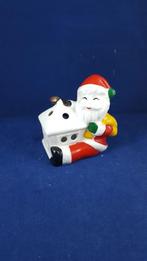 Vintage kerstdecoratie: kerstman waxinelichtjeshouder. W3, Tweedehands verkoop, Tweedehands verkoop, Gebruikt, Ophalen of Verzenden