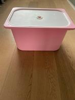 Trofast opbergbak ikea roze met deksel, Ophalen, Gebruikt, Kast