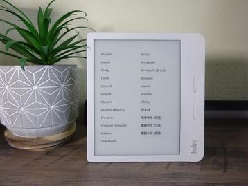 zgan Kobo Libra H2O e-reader, wit, krasvrij en 100% in orde beschikbaar voor biedingen