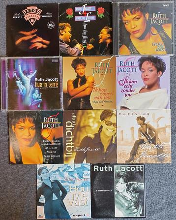11 x CD Ruth Jacott - 2 albums, 9 singles (1992 - 2000) beschikbaar voor biedingen