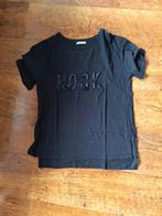 Zara zwart shirt met opdruk "rock", Kleding | Dames, T-shirts, Zara, Ophalen of Verzenden, Zo goed als nieuw, Maat 36 (S)