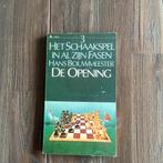 De opening, het schaakspel, Hans Bouwmeester, Hobby en Vrije tijd, Gezelschapsspellen | Overige, Gebruikt, Ophalen of Verzenden