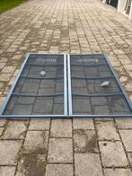 2x grey auping boxsprings 206cm x 98 cm, Ophalen, 210 cm, Tweepersoons, Grijs