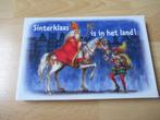 Kartonnen uitklapboek: Sinterklaas / Kerstman, Diversen, Sinterklaas, Ophalen of Verzenden, Gebruikt