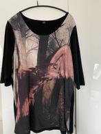 Tuniek Yoek maat 54/56 met print, Kleding | Dames, Zwart, Maat 46/48 (XL) of groter, Ophalen of Verzenden, Zo goed als nieuw