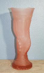 Roze glazen Art Deco vaas, Antiek en Kunst, Antiek | Glas en Kristal, Ophalen of Verzenden