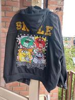 Gaaf oversized denim jacket, Ophalen of Verzenden, Zo goed als nieuw, Maat 38/40 (M), Zwart