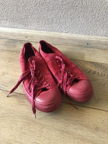 allstar converse sneaker rood (maat 43) beschikbaar voor biedingen