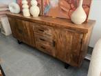 Magazijn leegverkoop dressoir industrieel mangohout metaal, Nieuw, Ophalen of Verzenden, Info@wkhome.nl, Argonweg 20 Amersfoort