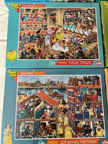 That’s Life puzzels 10 stuks - Gallery editie 2,50€ per stuk beschikbaar voor biedingen